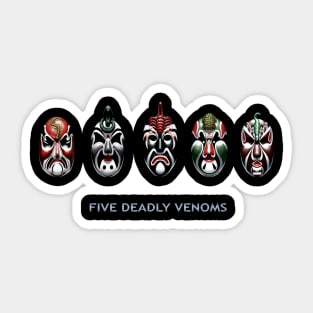 Deadly Venoms Sticker